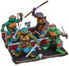 Mutant Turtles 40th Anniversary Inch Basic Figure 1988 Remastered Edition Набор из 4 фигурок Рафаэль Донателло Оригинальный аниме Черепашка-ниндзя 4.5 (Леонардо & & &