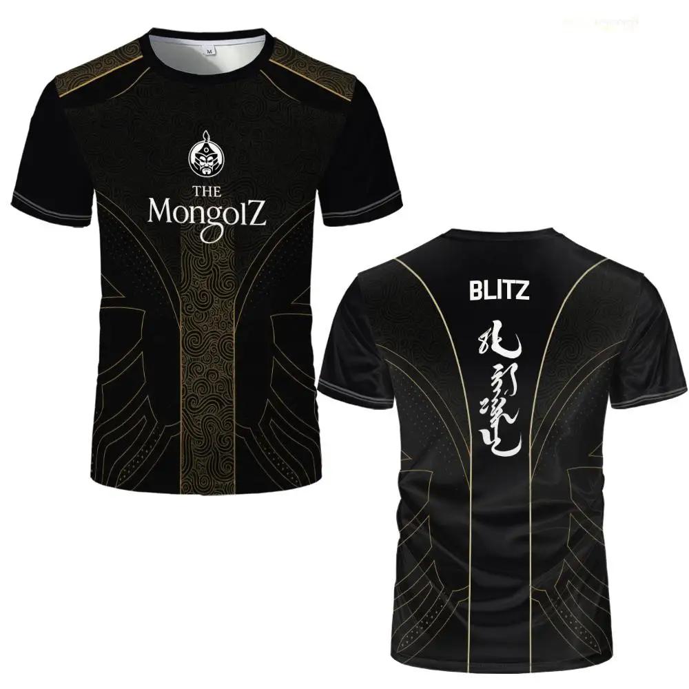 2026 Mongolia E-sports Team Training Uniform - Mongolia Team Club CS2 Player Customized T-Shirts for Men and Women