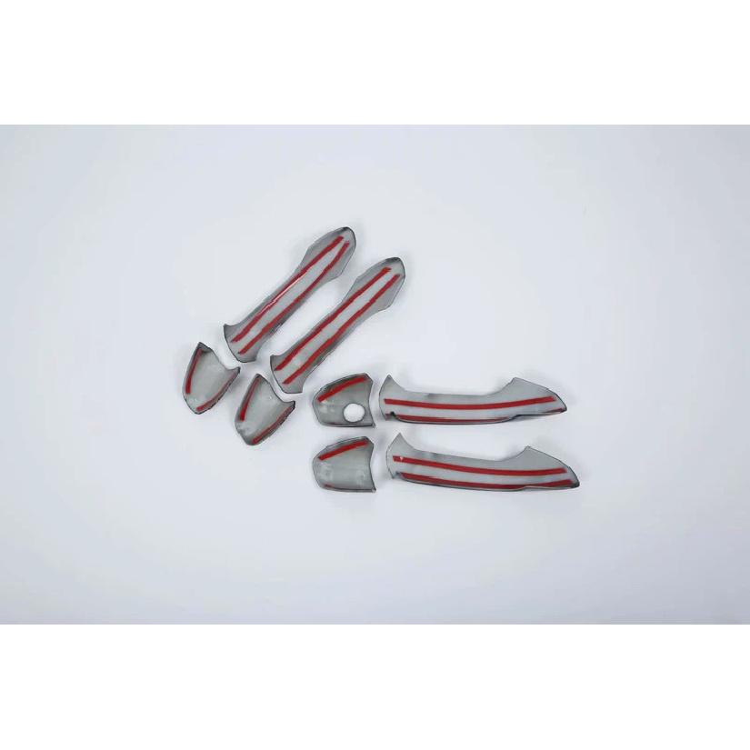 For Mercedes-Benz GLA-Class H247 GLA200 220 250 Car Accessories Carbon Fiber Style Door Handle Cover Trim Molding