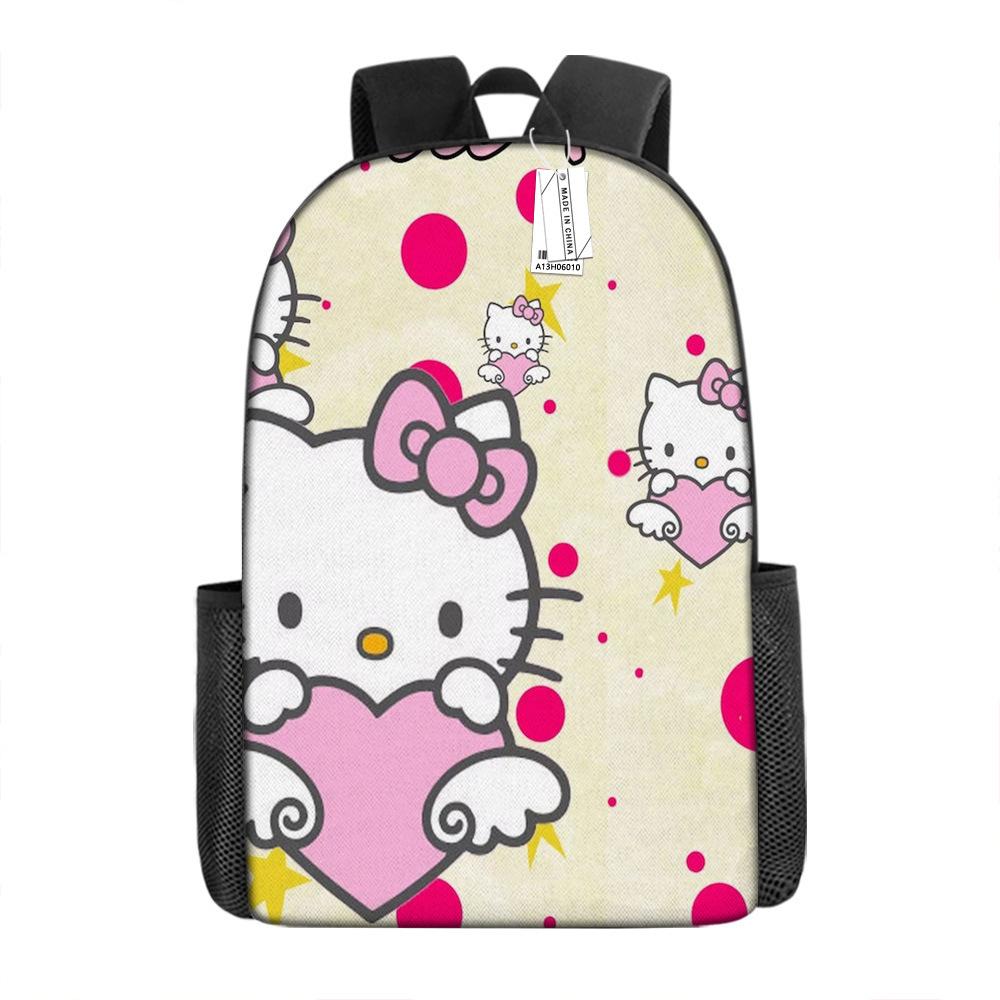 Мультяшный рюкзак Hello Kitty Школьная сумка Ello Kitty Рюкзак с цифровой печатью