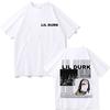 Rapper Lil Durk Music Album Poster Graphic T Shirts Male Hip Hop Vintage Short Sleeve Tshirt Fashion Casual Oversized Tshirts