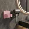 Punch Free Hair Dryer Rack Wall-Mounted Bathroom Shelf Simple Blower Holder  Bathroom