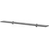 Glass Wall Shelf - VIDAXL - 100x20 Cm - Grey