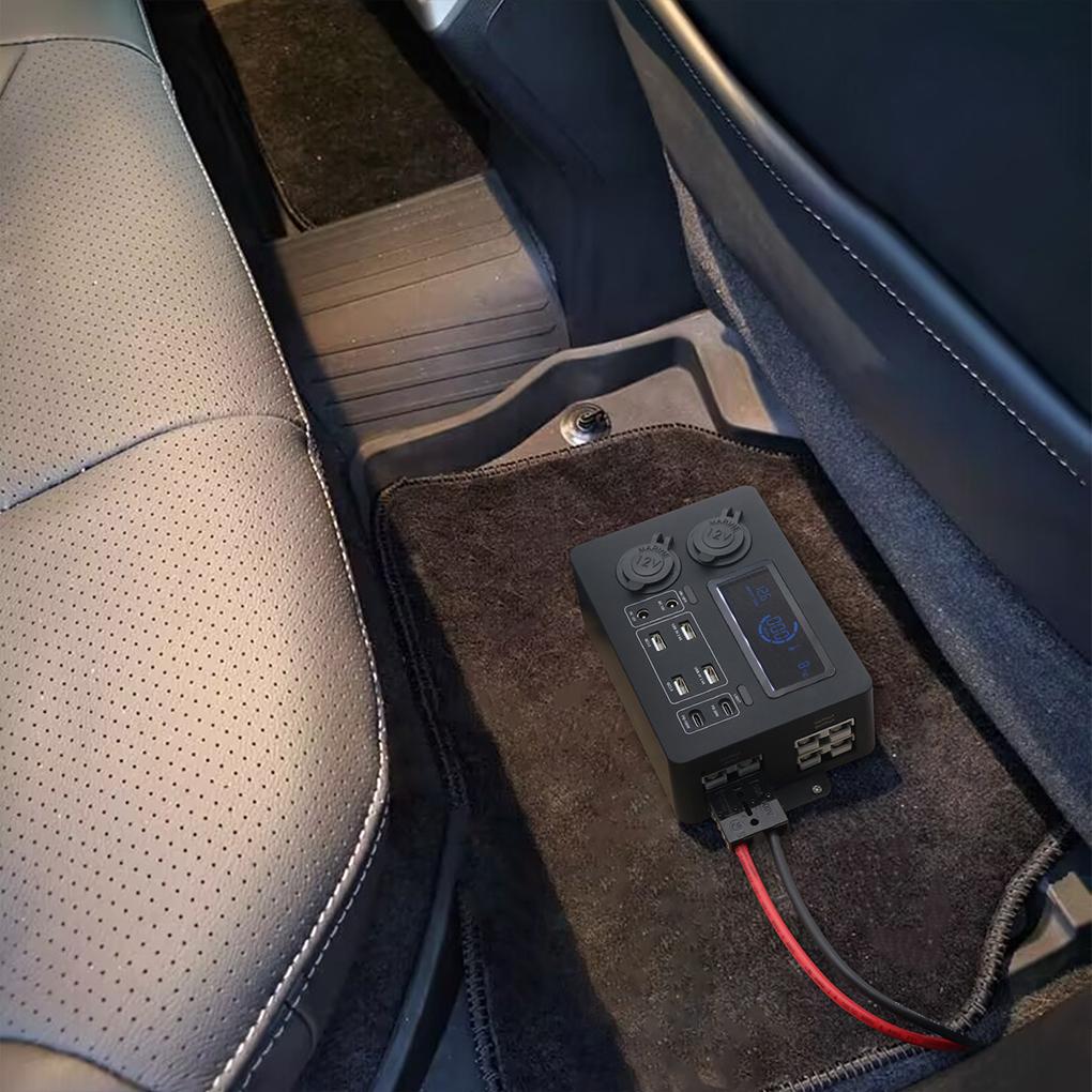 Mini Power Box Power Socket Box Socket Box Portable Control Hub For RVs SUVs Boats Yachts Cars