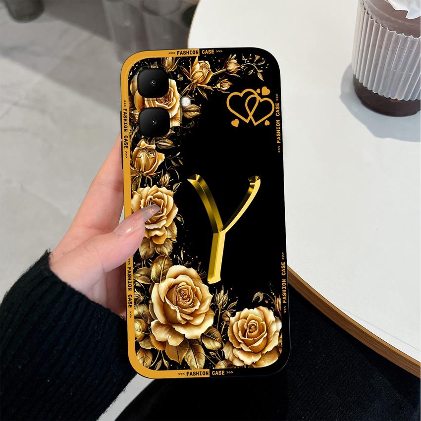 Красивый чехол с цветочным и буквенным узором для Infinix Smart 10 9 8 7 Plus GT 30 20 10 Zero 30, чехол для телефона, мягкий матовый силиконовый пылезащитный чехол для Infinix Capa