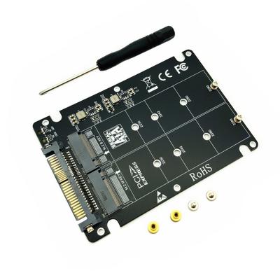 Адаптер M.2 SSD к U.2 2 в 1 M.2 NVMe SATA-Bus NGFF SSD к PCI-e U.2 SFF-8639 PCIe M2 Адаптер-конвертер для настольного компьютера ПК