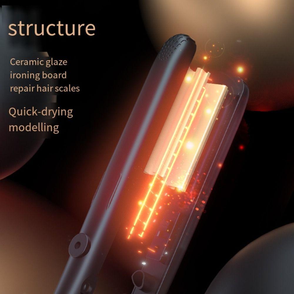 Adjustable Temperature Curling Iron Ceramic Styling Tools Portable Electric Splint  Women