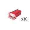 30 шт. Автомобильный предохранитель Jcase 20A 30A 40A 50A 60A Высокий/Стандартный Низкопрофильный Форма Коробки Jcase Лезвийный Предохранитель для Внедорожника Прицепа Пикапа Предохранители4