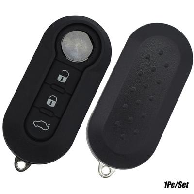 3 кнопки дистанционного ключа автомобиля Shell Fob Case для Fiat 500 abarth Panda Punto Bravo 2 Ducato Tipo Doblo 500x 500l 500e Auto Uncut Blade