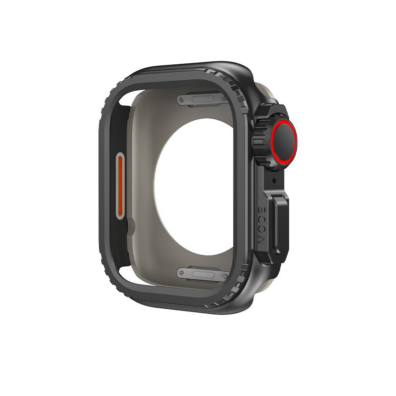 Металлический бампер для Apple Watch 45 мм, 44 мм, защитная рамка для iWatch Series 9, 8, 7, 6, 5, 4, SE, замена на Ultra 2, 49 мм