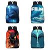 Прочный 3D рюкзак Годзилла Король Монстров Детский школьный рюкзак с классическим дизайном