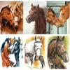 Новый 5D DIY алмазная живопись лошадь Алмазная вышивка животное вышивка крестиком полная круглая дрель ремесла домашний декор ручной подарок