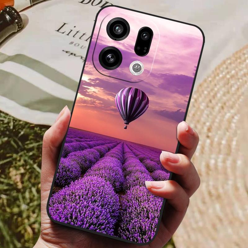 Для чехла Oppo Find X9 Pro Новый Модный Милый Мультяшный Роскошный Мягкий Силиконовый Чехол Для Oppo Find X 9 X9Pro 5G противоударный Funda Coque