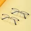 Student Nearsighted Eyeglasses For Women Metal Full Frame Square Myopia Eyeglasses With Prescription 0 -0.5 -0.75 To -6