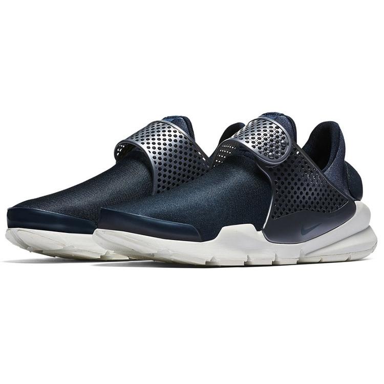Nike Кроссовки Sock Dart Prm TXT со шнуровкой, низкие, для детей, стиль жизни, сине-белые, для подростков AA1100-901