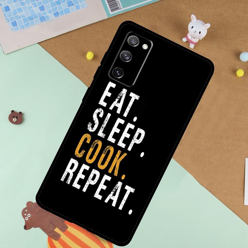 Cooking Chef Soft Case For Samsung Galaxy S25 Ultra S9 S10 S20 FE S21 S22 S23 Plus S24 Ultra Funda Cover