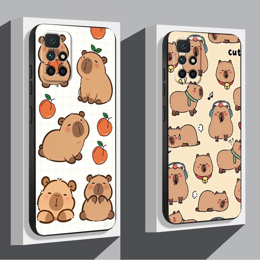 Красочный чехол-капибара для Xiaomi Redmi K40 K80 Pro A4 10 A5 A1 A2 Plus 14C 12C 13C 9 A3 Funda Чехол для телефона