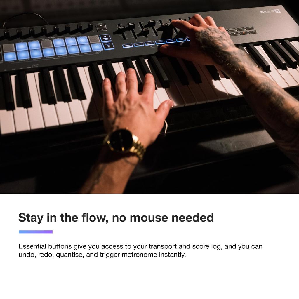 Novation FLkey 61 USB MIDI Keyboard 61 Keys Standard Keyboard