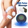 EMS Back Stretcher Electric Pulse Massager Patch Tens Cervical Masajeador Electrode Gel Pads Muscle Stimulator Neck Pain Relief