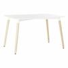 Table De Salle À Manger - DKD Home Decor - 120x80 Cm - Bois MDF - Blanc - Rectangulaire