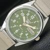 ВОССТАНОВЛЕННЫЕ АВТОМАТИЧЕСКИЕ МУЖСКИЕ ЧАСЫ SEIKO 5 JAPAN 6309A С ЗЕЛЕНЫМ ЦИФЕРБЛАТОМ a427307-2