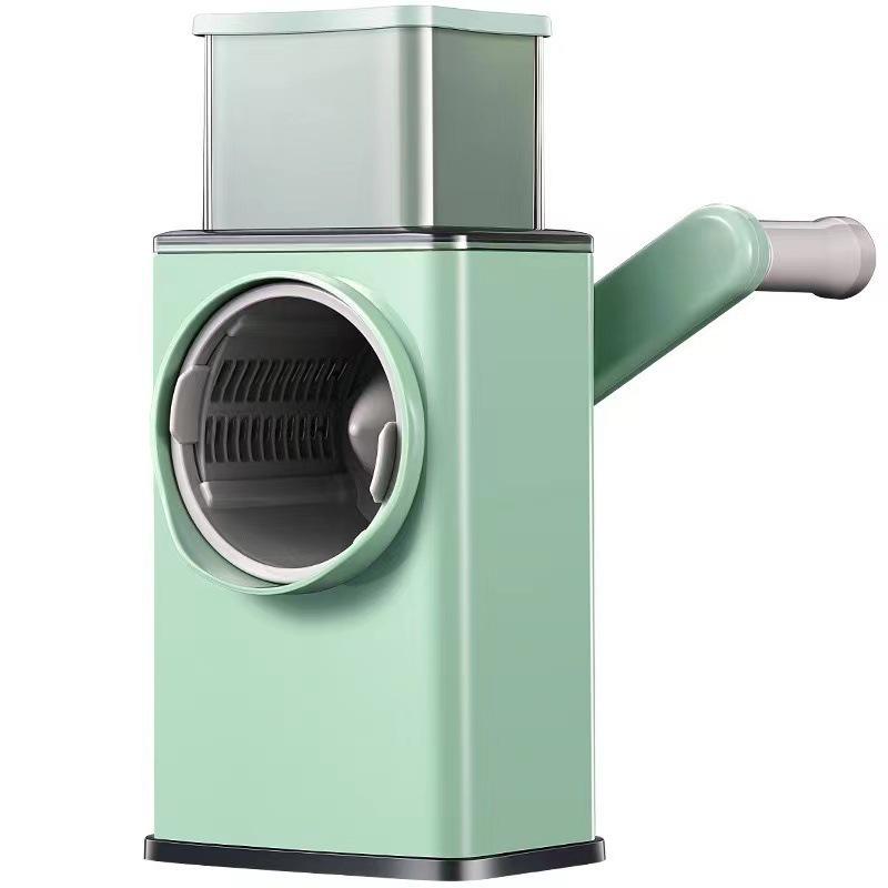 Многофункциональная роликовая овощерезка и терка: Нарезает, натирает на терке и шинкует картофель, имбирь и т. д.