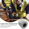 Очиститель медных труб, полностью металлическая щетка для очистки сверлильных труб, нержавеющая, устойчивая к коррозии, щетка для очистки медных труб
