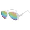 1pc Fashion Vintage Oversized Punk Sunglasses Goggle Women Men Trend Pilot Sunshade Glasses Designer Street Style Casual Eyewear