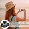 Ковбойская шляпа Bride Hollow для женщин, летняя соломенная шляпа ручной работы, пляжная кепка для отдыха от солнца для путешествий на свежем воздухе