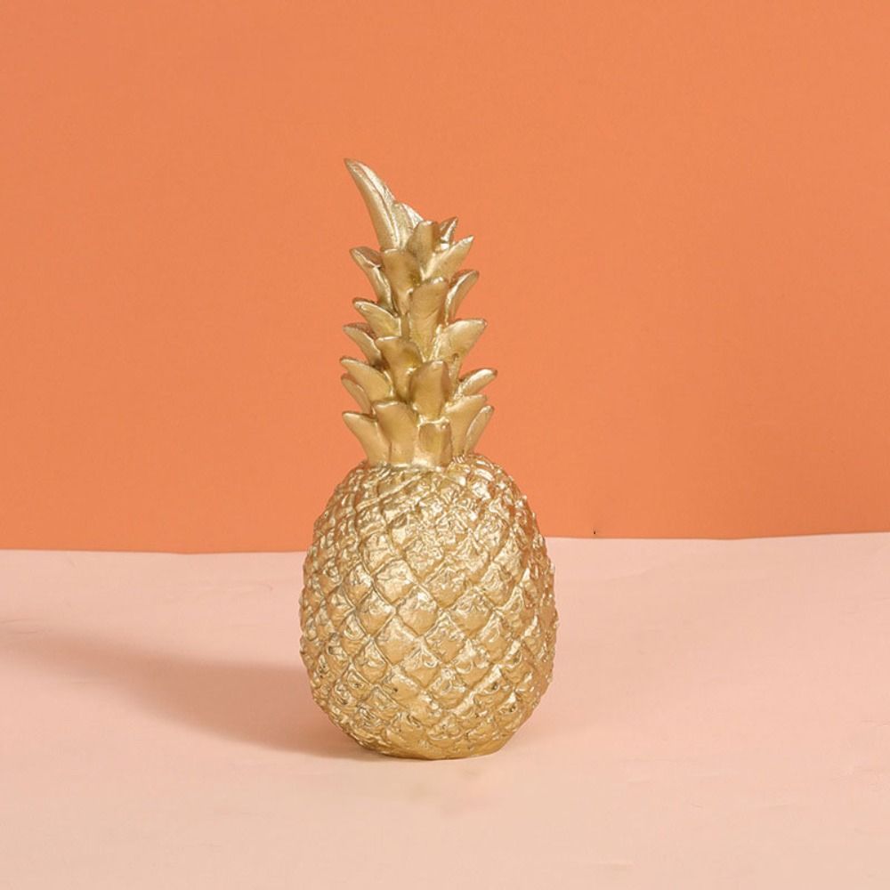 White/Black/Gold Pineapple Resin Decoration Resin Pineapple Craft Ornaments Resin Crafts  Office