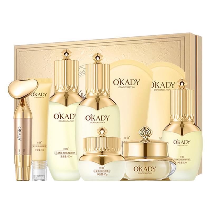Oupei Ning Brightening Skin Rejuvenating Eight-piece Skincare Set
