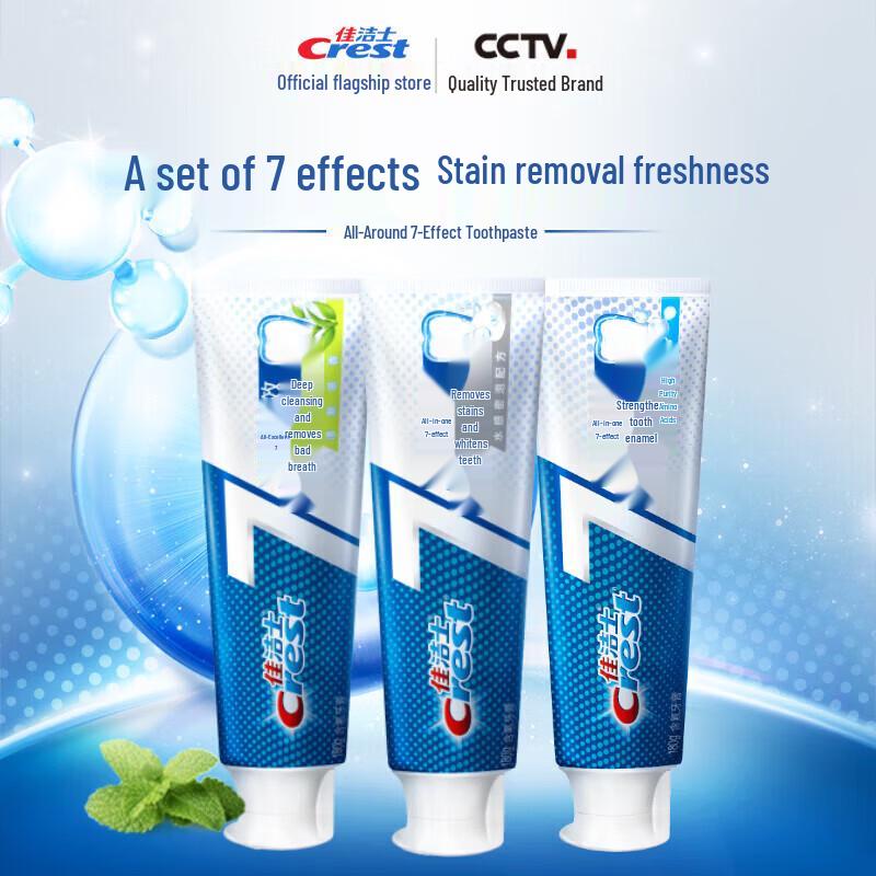 Crest Multi-Effect Toothpaste Triple Pack