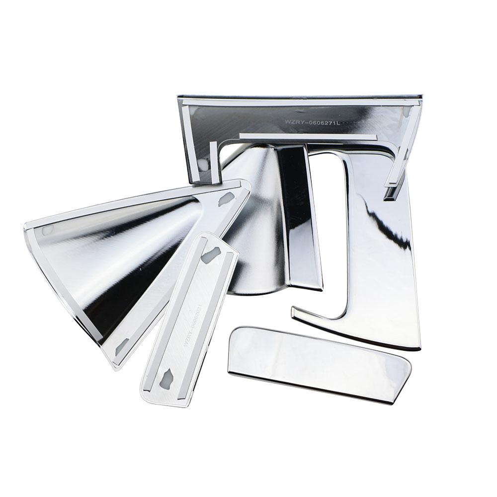 Rear Door Handle Bowl Cover Cup Cap Bezel Trim Molding Overlay Garnish Frame for Honda HR-V HRV 2016-2019 ABS Chrome