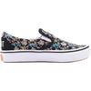 Y/Project X Vans Slip-On Series Холщовая коллаборация Модный принт Повседневные Прочные Дышащие Низкие Детские Кеды для Скейтбординга Детские кроссовки Черные VN0A4U1S9AA