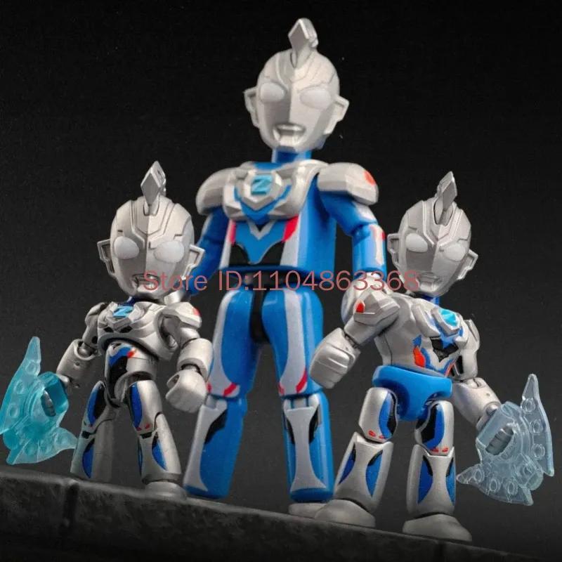 Blokees Ultraman Defender Version Vol.1 Tiga Z Trigger Movable Anime Figure Collectible Model Toy for Birthday Gift