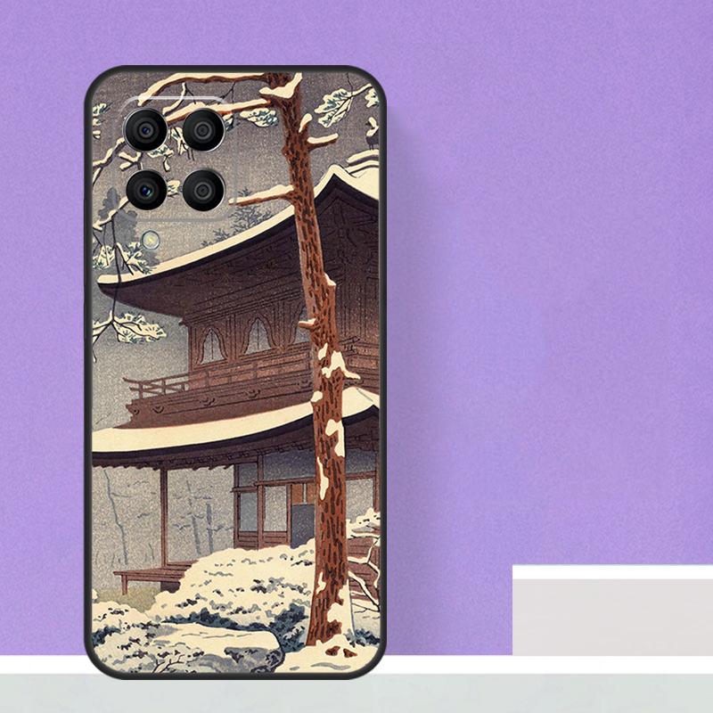 Японский стиль Укиё-э Чехол для Samsung Galaxy M14 M34 M54 M31 M11 M13 M53 M51 M12 M32 M52 M16 M36 M56 M15 M35 M55