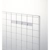 [Yamazaki] Cooktop Side Rack Kitchen Tool Hooks, 5-Hook Mesh Panel Accessory, Tower White 4183, Size: Approx. W27.5 x D3 x H3.5cm