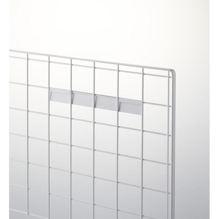 [Yamazaki] Cooktop Side Rack Kitchen Tool Hooks, 5-Hook Mesh Panel Accessory, Tower White 4183, Size: Approx. W27.5 x D3 x H3.5cm