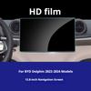 For BYD Seagull Dolphin Seal DMI Car Navigation Instrument Screen Protector TPU Anti-scratch Repair Film Modify Accessories
