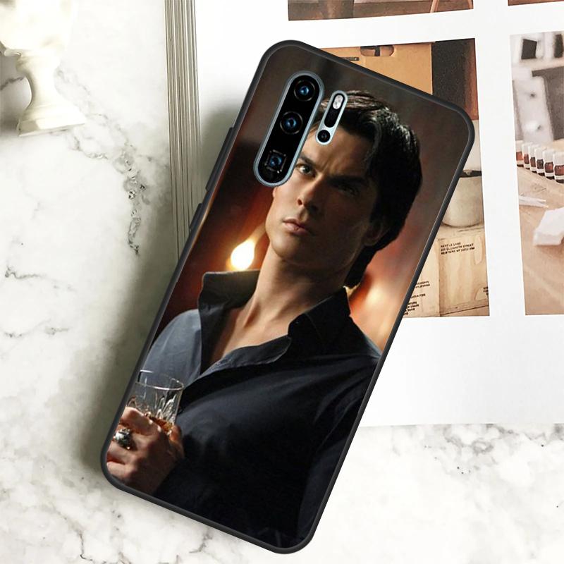 Чехол Damon Salvatore Дневники Вампира Для Huawei Nova 12i 12s 11i 8i Y73 Y72 Y61 Y91 Y90 Y70 Y60 9 10 SE P30 P40 Lite P60 Pro