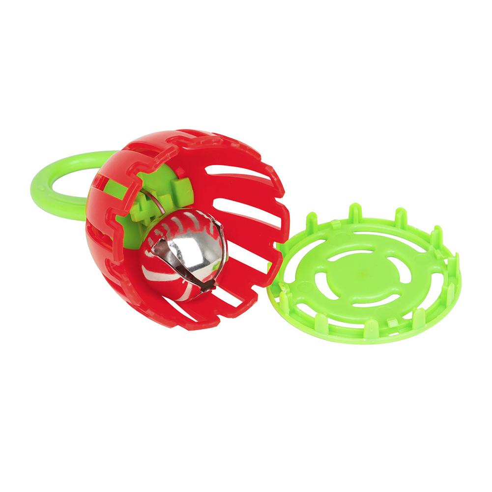 Kids Hand Bells Children Rattle Detachable Handled Cage Bell Healthy Oval Handle Baby Cage Bell Shaker Toy For Early Training