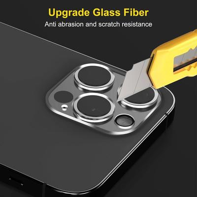 Протектор объектива камеры (3 шт.) Совместимо с iPhone 14 Pro 6.1" и iPhone 14 Pro Max 6.7", Защитная крышка для объектива камеры, HD-прозрачная, Защита от царапин