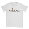 Повседневная футболка Amiga мужская с круглым вырезом, с коротким рукавом, топ, футболка, Commodore 64 C64, ретро-компьютер, гик, ботаник, хлопок, летний топ, футболка