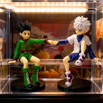 Популярные фигурки из Hunter x Hunter - Гон и Киллуа для автомобиля/компьютера/декоративной отделки комнаты, лучший выбор для коллекционирования фанатов и подарков.