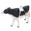 Simmental Cattle Figurine Plastic Realistic Cow Black White for Home Desk Decoration Party Gift
