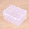 1Pcs Thickened Storage Box Transparent Plastic Case Flip Box  for Pill Jewelery Earrings Cosmetics