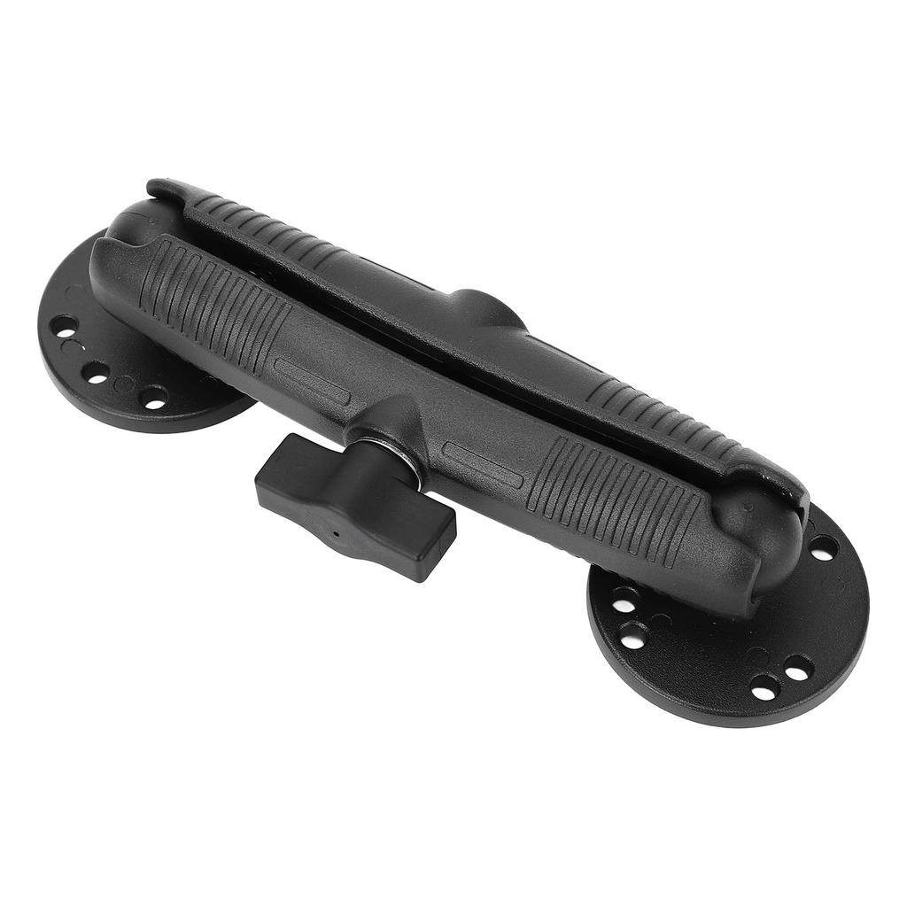 Крепление с двойным шаром 1 дюйм с 2 круглыми пластинами AMPS из алюминиевого сплава для эхолота, 17 см двуплечевой держатель с двойным гнездом для Garmin