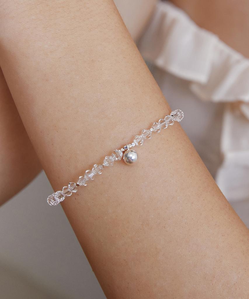 Татьяна (Серебро 925 пробы) Браслет-шарик Swarovski Br1800