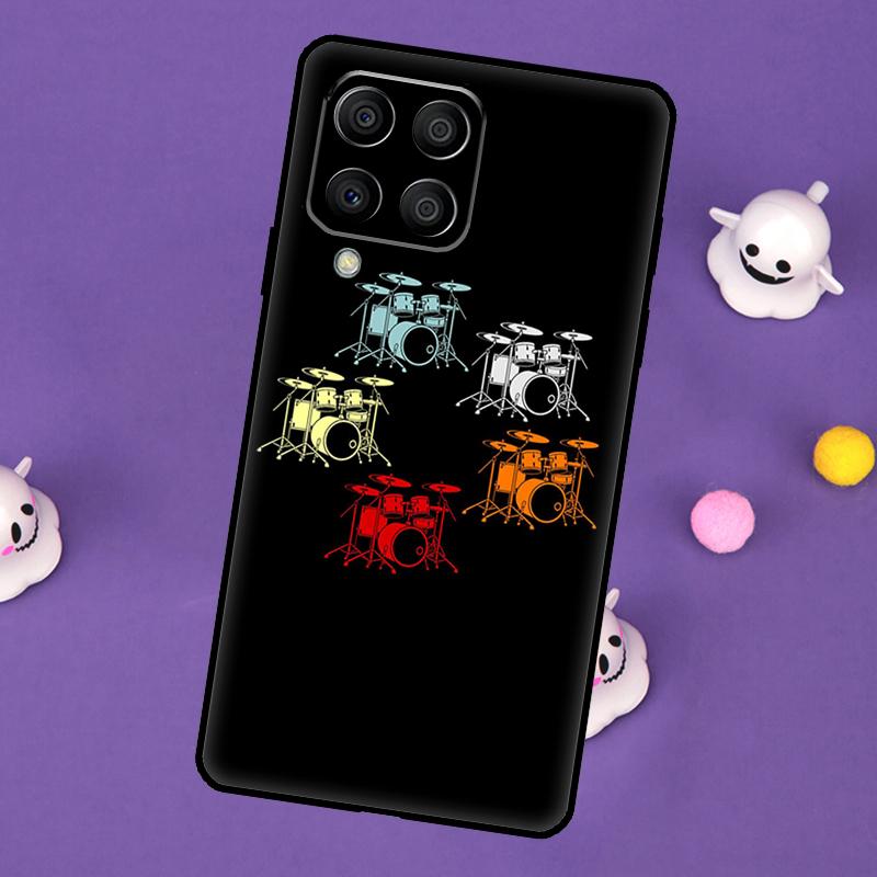 Чехол Барабан Барабанщик Музыка DJ Обложка Для Samsung Galaxy M11 M51 M31 M33 M13 M23 M53 M15 M55 M14 M34 M54 M20 M32 M52