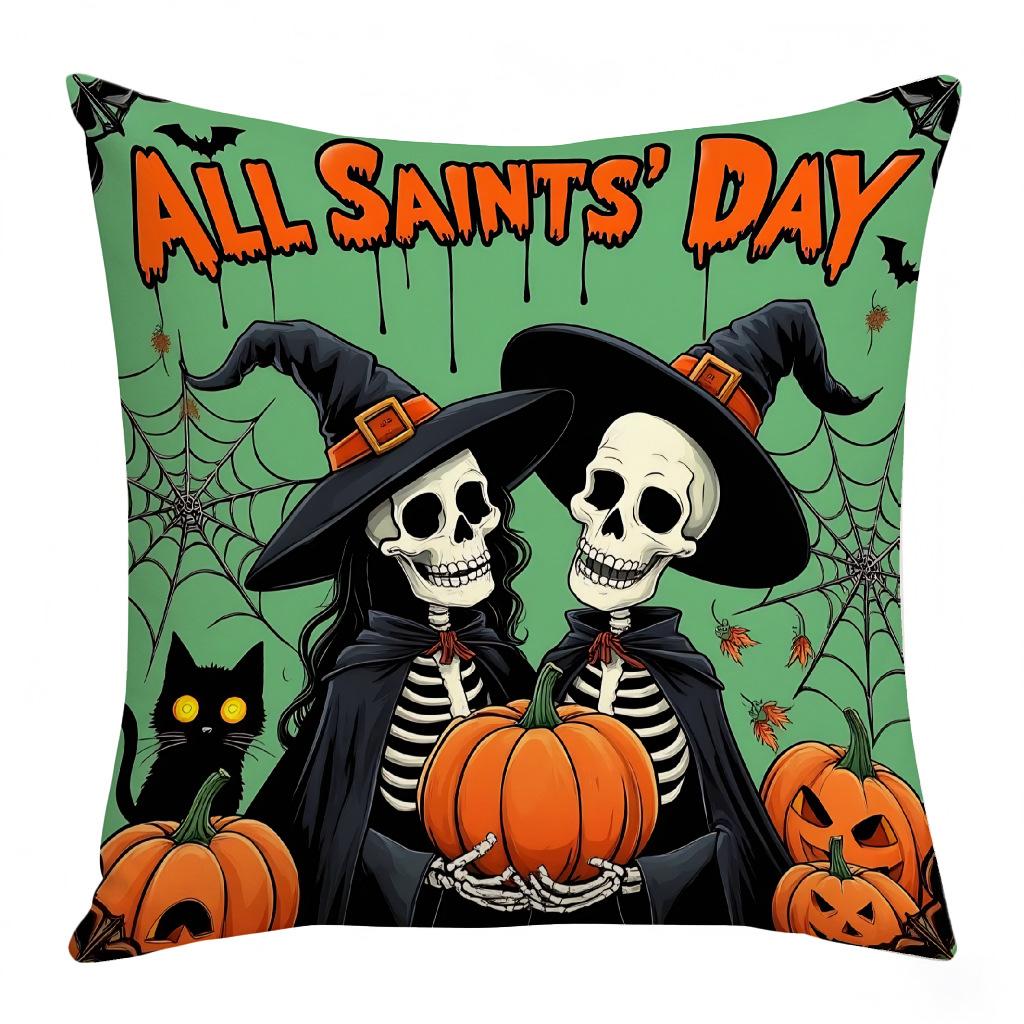 Новый европейский и американский стиль Чехол для подушки для вечеринки на Хэллоуин Фестиваль призраков Тыквенная атмосфера Декоративный атмосферный чехол для подушки